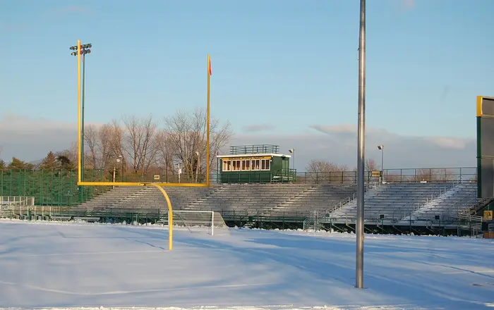 Grosse Pointe North High School football bleachers